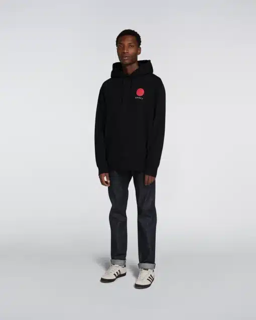 Edwin japanese Sun Hoodie Black