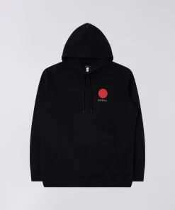 Edwin japanese Sun Hoodie Black