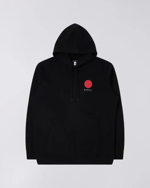 Edwin japanese Sun Hoodie Black