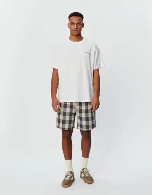 Les Deux Diego T-shirt White/Dark Sand