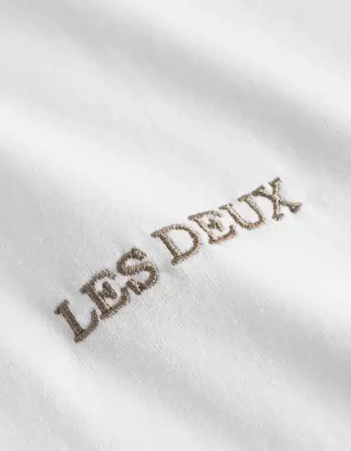 Les Deux Diego T-shirt White/Dark Sand