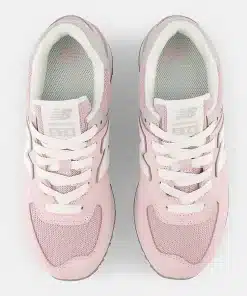 New Balance 574+ Core Women Stone Pink With Rain Cloud And White