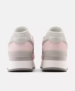 New Balance 574+ Core Women Stone Pink With Rain Cloud And White