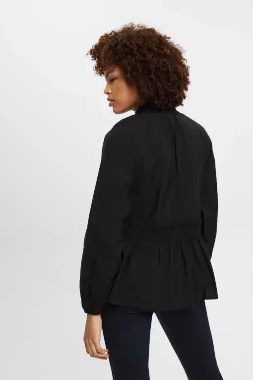 Esprit Peplum Blouse Black
