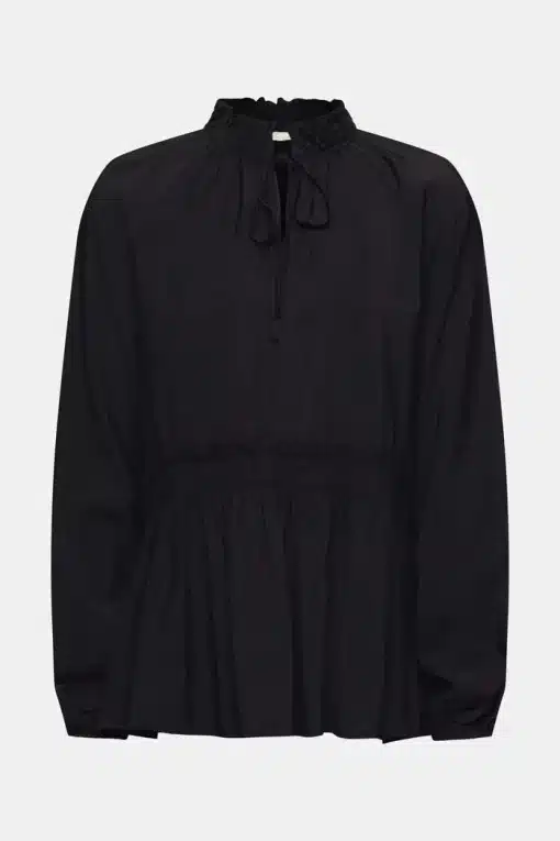 Esprit Peplum Blouse Black