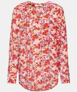 Esprit Flower Blouse Off White