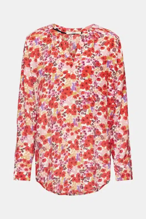 Esprit Flower Blouse Off White