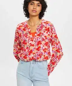 Esprit Flower Blouse Off White