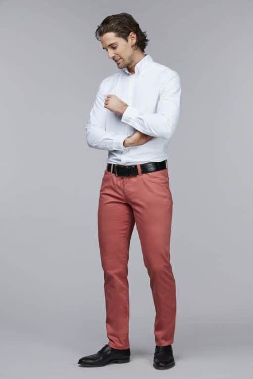 Hansen & Jacob 5-Pkt Cut´n Sew Pan Oxford Soft Red