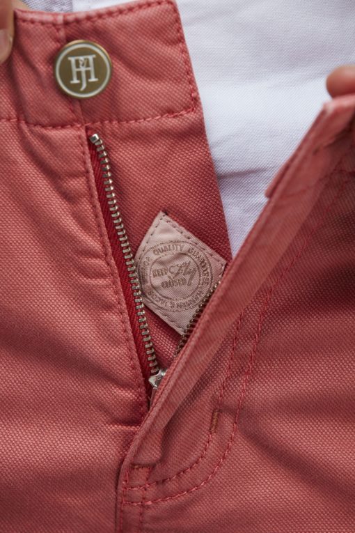 Hansen & Jacob 5-Pkt Cut´n Sew Pan Oxford Soft Red