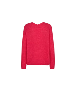 Mos Mosh Thora V-neck Knit Teaberry