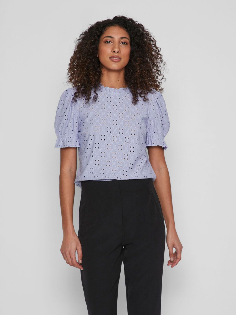 Vikawa S S Flounce Top Pastel Lavender main image 1