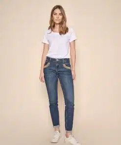 Mos Mosh Naomi Royal Jeans Dark Blue