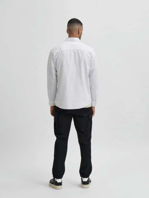 Selected Homme New Linen Shirt White
