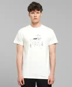 Dedicated T-shirt Stockholm All Out Boat Off-White