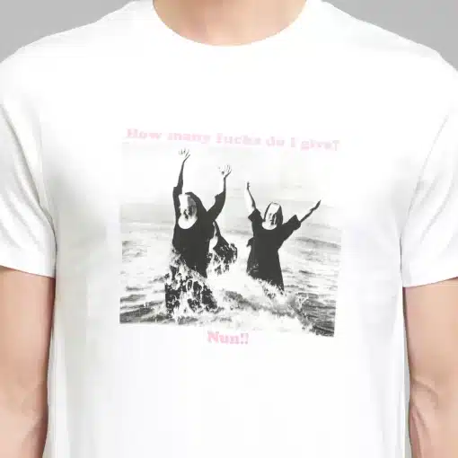 Dedicated T-shirt Stockholm Give Nun White
