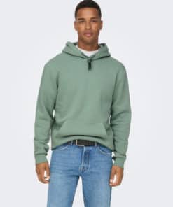 Only & Sons Ceres Hoodie Chinois Green