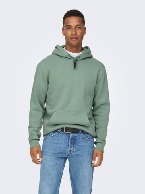 Only & Sons Ceres Hoodie Chinois Green