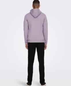 Only & Sons Ceres Hoodie Purple Ash