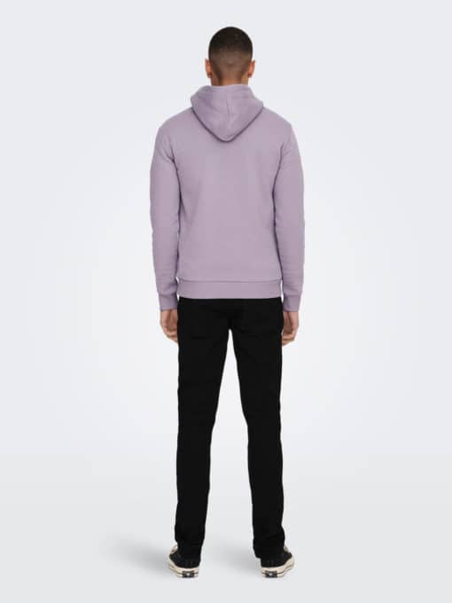Only & Sons Ceres Hoodie Purple Ash