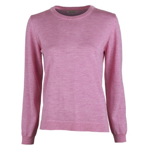 Stenströms Signe Merino Crew Knit Pink