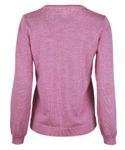 Stenströms Signe Merino Crew Knit Pink