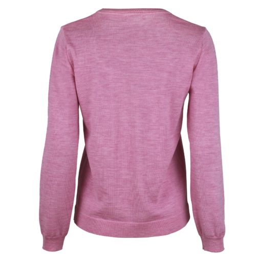Stenströms Signe Merino Crew Knit Pink