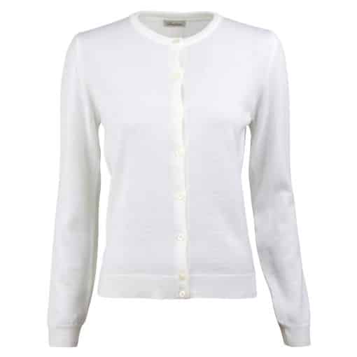 Stenströms Sigrid Merino Cardigan White