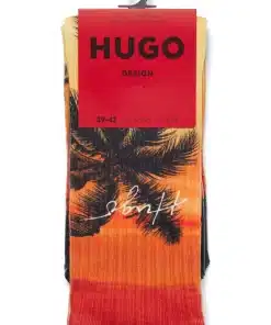 Hugo Palm Print Socks