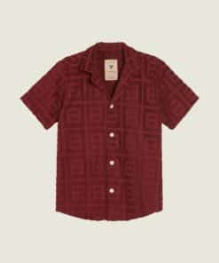 OAS Burgundy Terrace Cuba Shirt