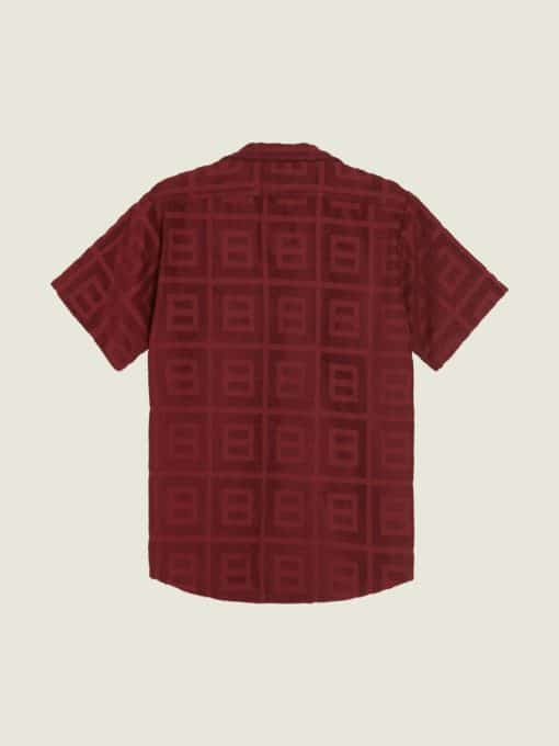 OAS Burgundy Terrace Cuba Shirt
