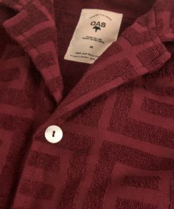 OAS Burgundy Terrace Cuba Shirt