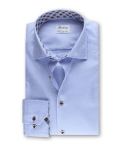 Stenströms Light blue Contrast Twill Shirt