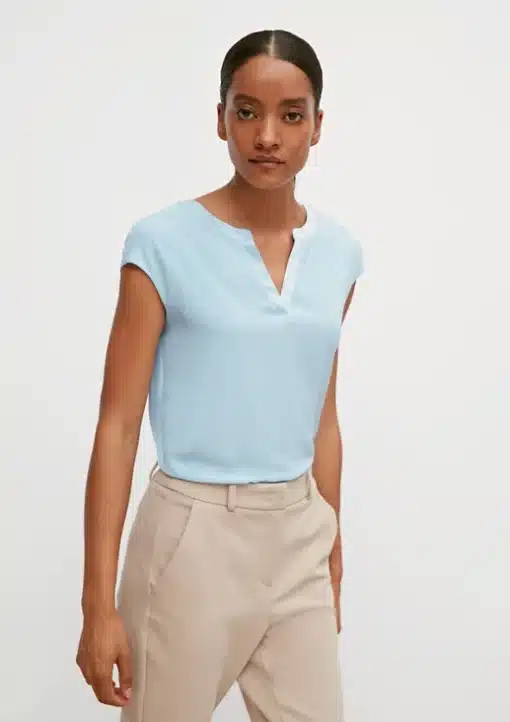 Comma, Layered Top Arctic Blue