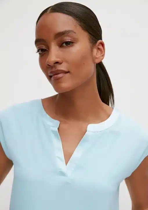 Comma, Layered Top Arctic Blue