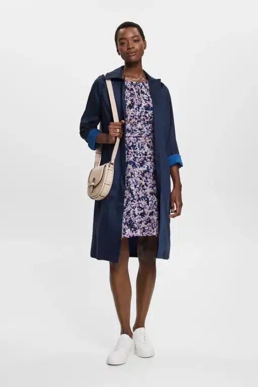 Esprit Flower Dress Navy