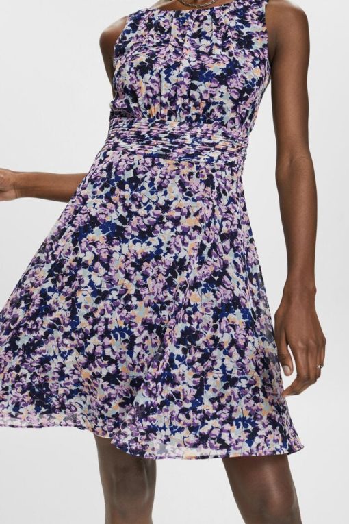 Esprit Flower Dress Navy