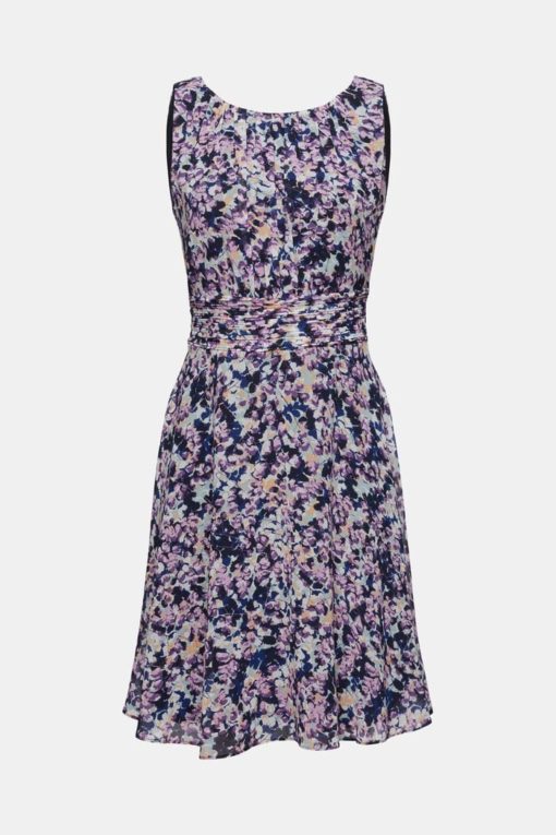 Esprit Flower Dress Navy