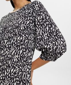 Esprit Graphic Dress Black