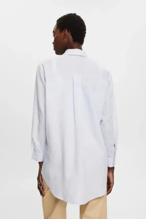 Esprit Linen Blouse Light Blue