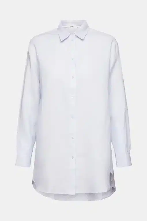 Esprit Linen Blouse Light Blue