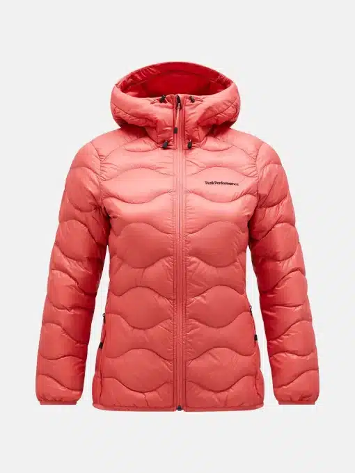Peak Performance Helium Down Hood Jacket Women Hap Pink