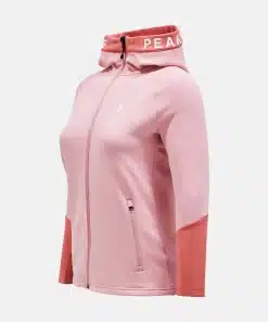 Peak Performance Rider Zip Hood Women Warm Blush/Trek Pink