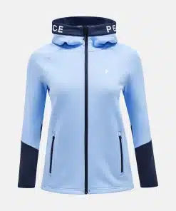 Peak Performance Rider Zip Hood Women Amity Blue/Blue Shadow