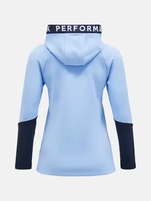 Peak Performance Rider Zip Hood Women Amity Blue/Blue Shadow