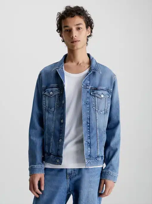 Calvin Klein Slim Denim Jacket Denim Medium