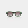 A.Kjaerbede Halo Sunglasses Green Marble Transparent