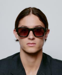 A.Kjaerbede Halo Sunglasses Green Marble Transparent