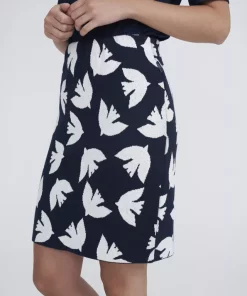 Holebrook Gry Skirt Navy/Off white
