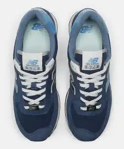 New Balance 574 Navy With Light Blue